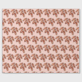 毛布の豚ベーコンソーセージUKイギリス食品 ラッピングペーパー (フラット)