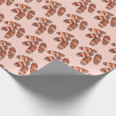 毛布の豚ベーコンソーセージUKイギリス食品 ラッピングペーパー (角)