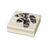 毛布の豚ベーコンソーセージUKイギリス食品 ラバースタンプ (スタンプ)