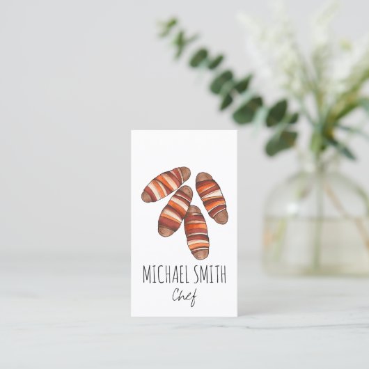 毛布の豚ベーコンソーセージUKイギリス食品 名刺 (スタンド正面)