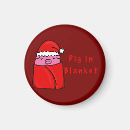 毛布の豚 マグネット