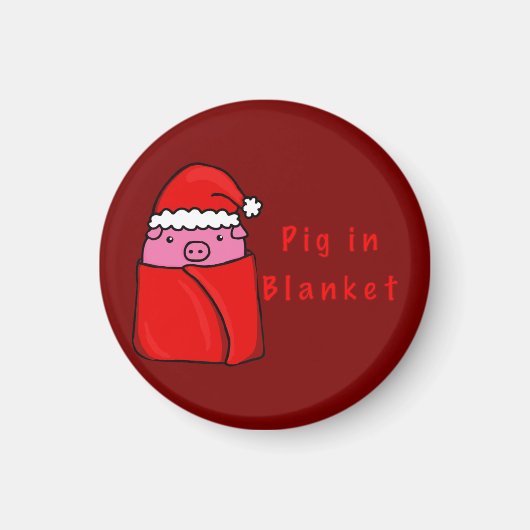 毛布の豚 マグネット (正面)