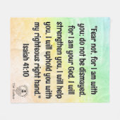 毛布を使わないことを恐れる フリースブランケット (正面(横))