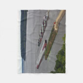 毛布を通す鳥 フリースブランケット (正面)