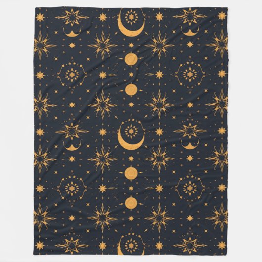 毛布エレガントの天柄デザイン フリースブランケット (正面)