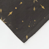 毛布エレガント用の茶色のシームレスデザイン。 フリースブランケット (角)