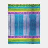 毛布カラフル フリースブランケット (正面)