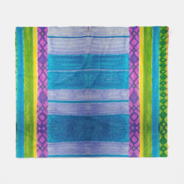 毛布カラフル フリースブランケット