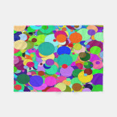 毛布カラフル フリースブランケット (正面(横))