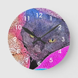 毛布ナポレオン ラウンド壁時計