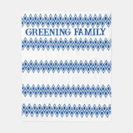 毛布パターン（の模様が）ある フリースブランケット