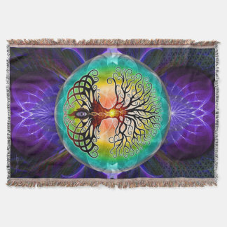 毛布生命の樹 スローブランケット