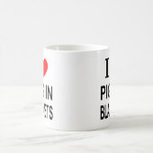 毛布❤️で豚を可愛い コーヒーマグカップ (中央)