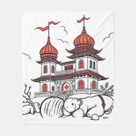 毛布 フリースブランケット (正面)