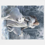 毛布 フリースブランケット (正面(横))