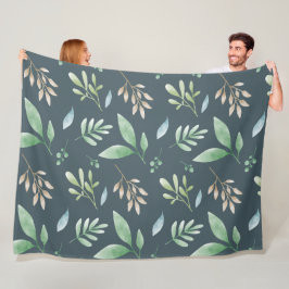 毛布 – 数々の色の葉 フリースブランケット