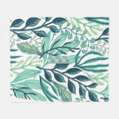 「毛布：暖かさを受け入れる感動的。 フリースブランケット (正面(横))