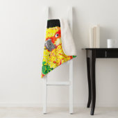 毛布：熱帯鳥 シェルパブランケット (インサイチュ)