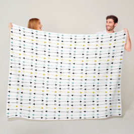 毛布 – 部族矢印 フリースブランケット