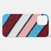 毛数々の織りストライプのの織り目が密になる Case-Mate iPhoneケース (裏面 (横))