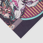 毛日本のの中の花 薄葉紙 (詳細)