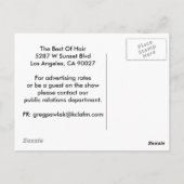 毛最高の髪宣伝用葉書 ポストカード (裏面)