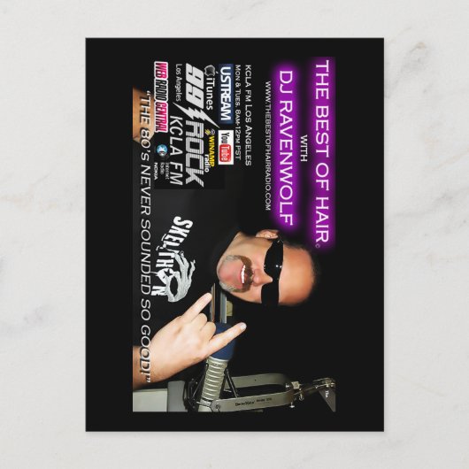 毛最高の髪宣伝用葉書 ポストカード (正面)