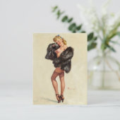 毛根のピン留め ポストカード (スタンド正面)