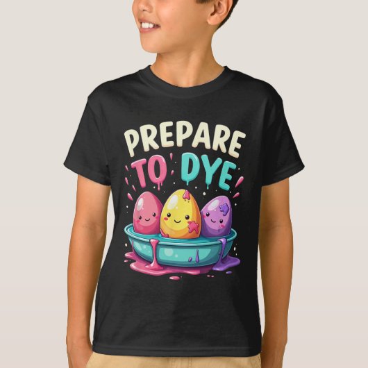 毛様卵狩り染付け3 Tシャツ (正面)