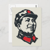 毛沢東ポートレート ポストカード (正面/裏面)