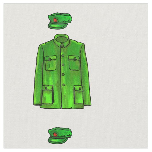 毛沢東中山訴訟 ファブリック (クローズアップ)