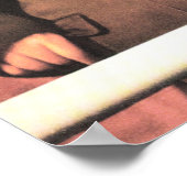 毛沢東素晴らし主席1968中国の年CCP ポスター (角)