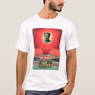 毛沢東『東は赤』1965年中国プロパガンダ Tシャツ