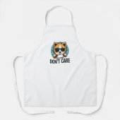 毛深いキッチンおもしろい エプロン (正面)