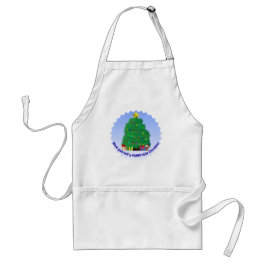 毛深いクリスマスを スタンダードエプロン
