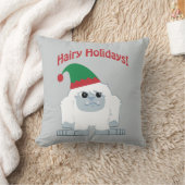 毛深い休日！クリスマスイティ クッション (ブランケット)