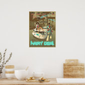 毛深い取引 ポスター (キッチン)