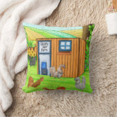 毛深い物語のファーム – 毛深い鶏の物語 クッション (ブランケット)