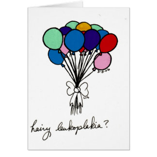 毛深い白板症カード