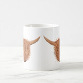 毛深い高地牛マグ コーヒーマグカップ (中央)