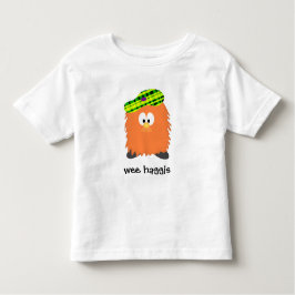 毛深いHaggis トドラーTシャツ