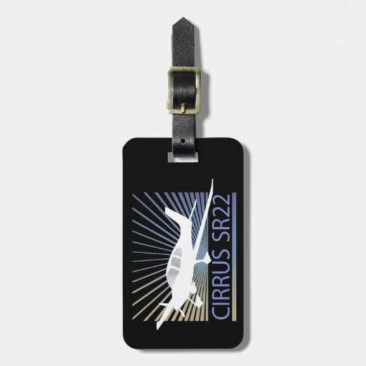 毛状突起SR22 ラゲッジタグ (正面縦)