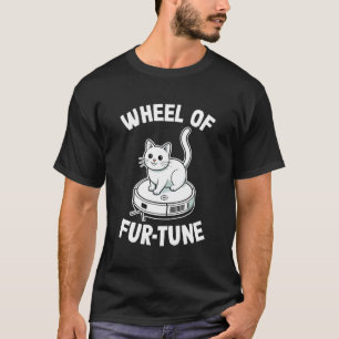 毛玉運勢 猫ジョーク ロボット掃除機 カ Tシャツ