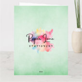 毛皮お気に入りのの母の日 カード (裏面)