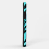 毛皮で覆われたシマウマの青 Case-Mate iPhoneケース (裏面/右)