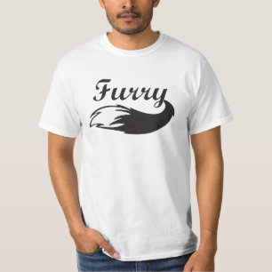 毛皮で覆われたファン Tシャツ