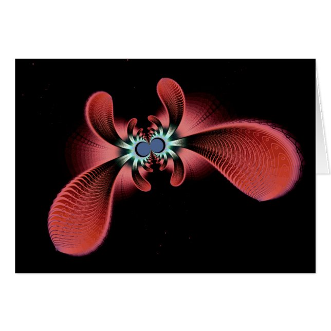 毛皮で覆われたフラクタルの宇宙の創造物 (正面横)