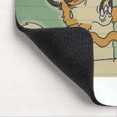 毛皮で覆われた戯曲マウスパッド マウスパッド (コーナー)