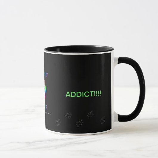 毛皮で覆われた角のコーヒーカップ マグカップ (右)