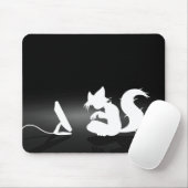 毛皮で覆われたmousepad マウスパッド (マウス)